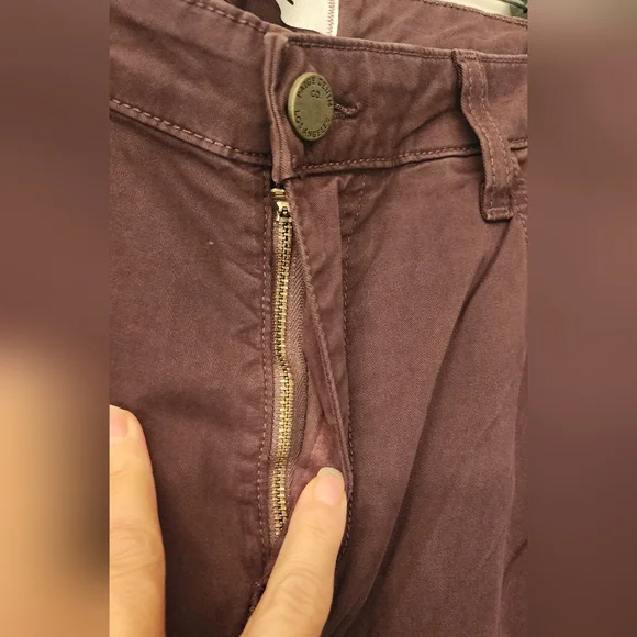 PAIGE Men's Normandie Slim Straight Leg Jean in Vintage Plum color size 36x33 - Picture 6 of 13